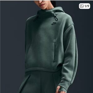 Nike Tech Fleece Green Hoodie XL